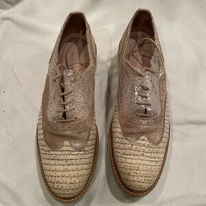 Pertini platform oxford lace up shoes
